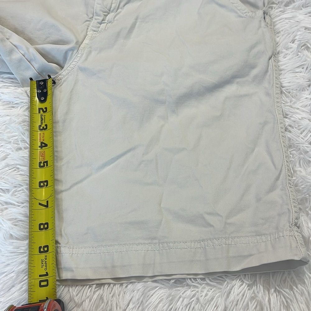 Robert Graham Light Tan Flat Front Shorts - Picture 2 of 7